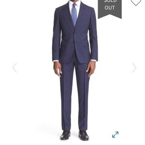 Armani Collezioni Solid dark gray jacket & slack